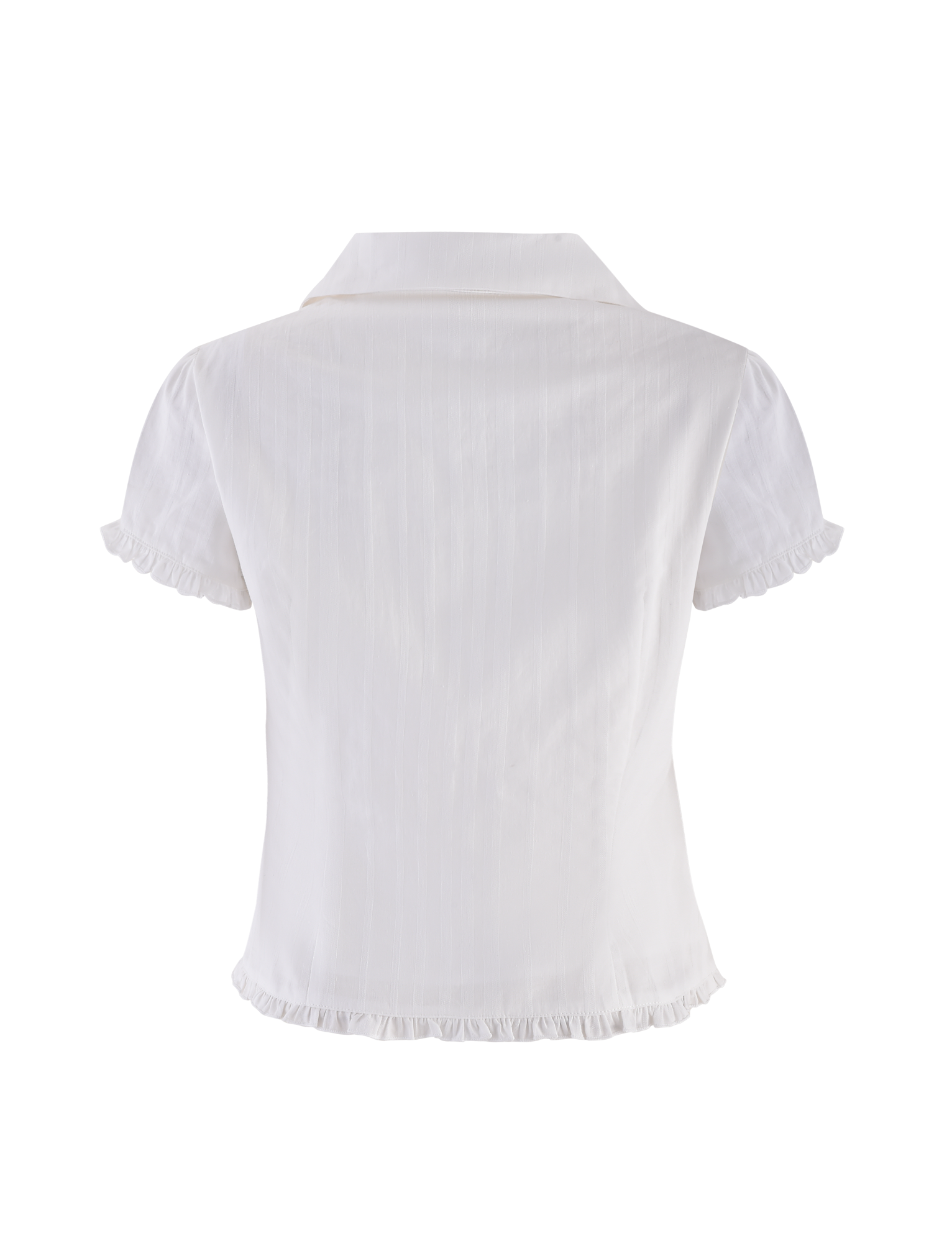 VALERIE SHORT SLEEVE SHIRT - WHITE