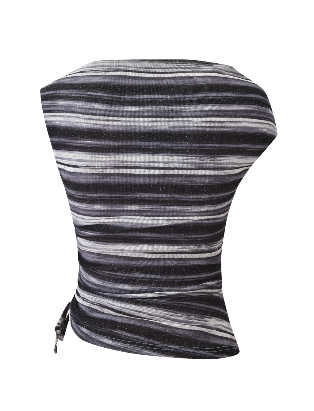 BRAELYN TOP - GREY STRIPE