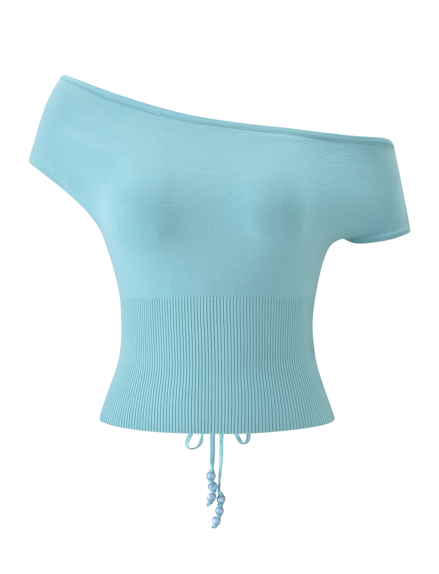 JASMINA KNIT TOP - BLUE