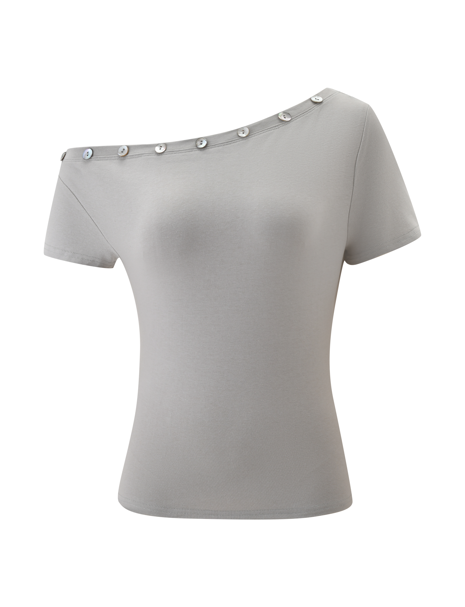 MARITA TOP - DOVE GREY